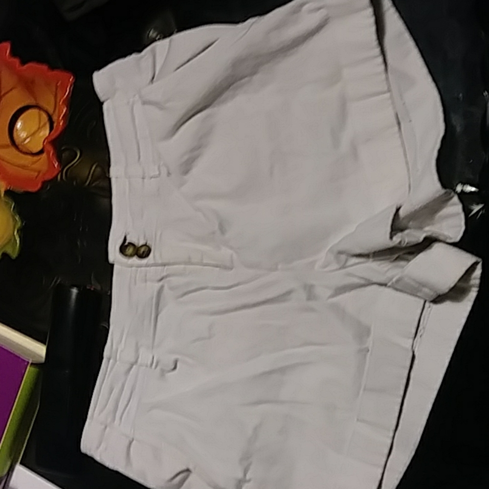 White. Shorts